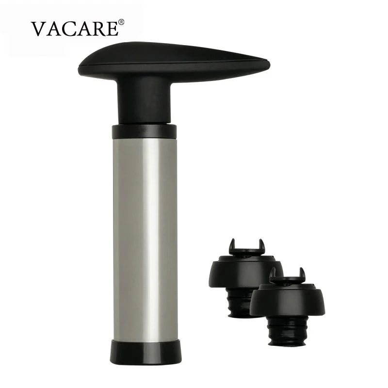 

Аксессуары для экономии вина, набор из 1 насоса + 2 колпачка для герметизации, колпачки для бутылок вина и напитков, силиконовые пробки для ви...