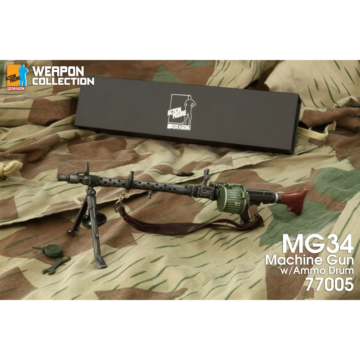 Коллекция оружия в масштабе 1/6 Dragon DML 77005 / 77006 MG34 модель пулемета для экшн-фигурки