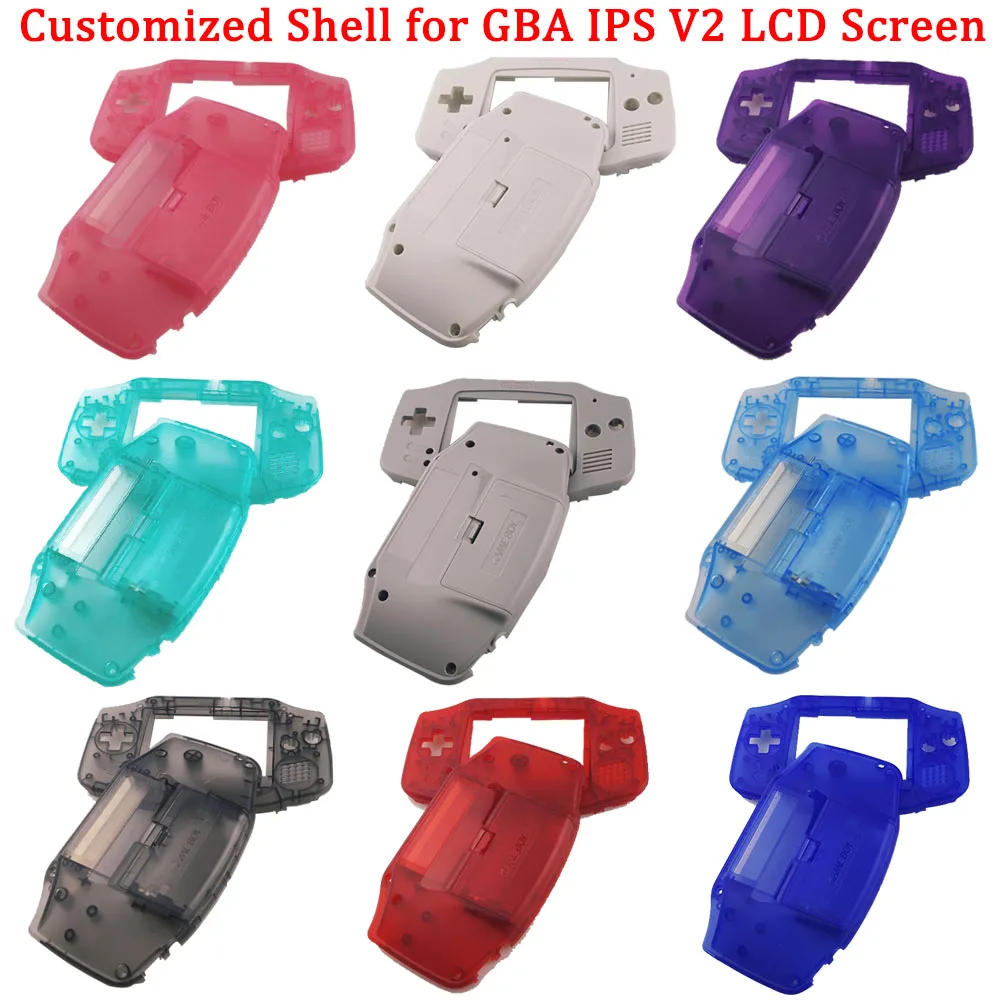 Новый индивидуальный корпус для ЖК экрана GBA IPS V2 высококачественный GAMEBOY Advance не