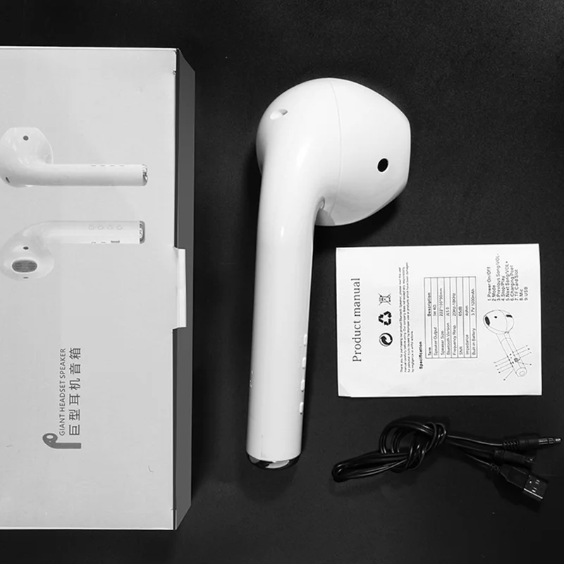 Гигантская гарнитура динамик режим Bluetooth наушники беспроводной портативный