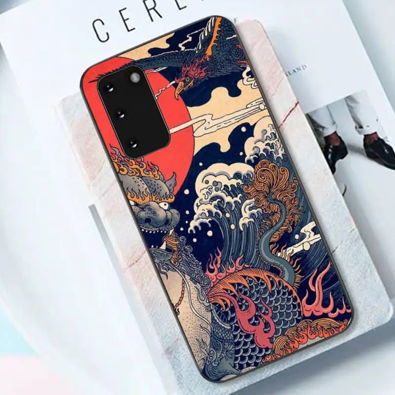TOPLBPCS Japanese style Art Japan Painted Phone Case for Samsung S6 S10 5G S7 EDGE S8 S9 S20 PLUS S10Lite | Мобильные телефоны и