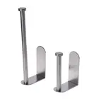 Вертикальный держатель для бумажных полотенец в европейском стиле, настенное крепление из нержавеющей стали, стойка для Хранения Туалетных салфеток для ванной и кухни