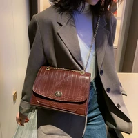 Womens Designer Shoulder Vintage Fashion Big Tote bag New Quality PU Leather Crocodile pattern Chain Handbag Messenger Bag