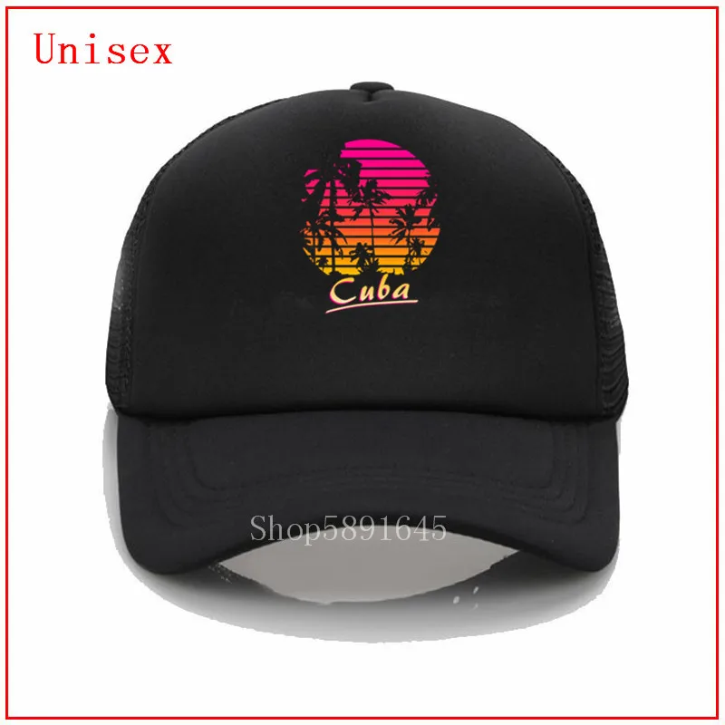 Женская бейсбольная кепка с изображением заката Кубы | Аксессуары для одежды