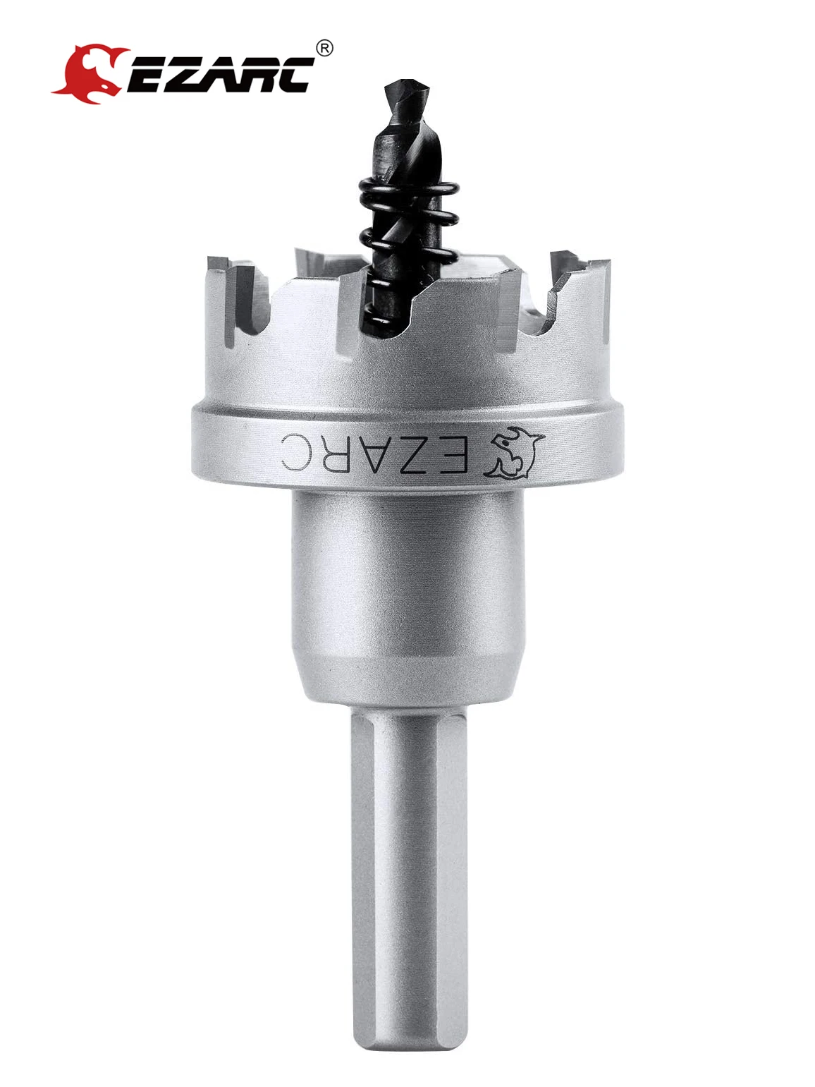 

EZARC 1Pcs Carbide Hole Saw Heavy Duty for Stainless Steel Metal Hole Cutter Thick Steel Plates Drilling,14-120 mm Drill Bit Set