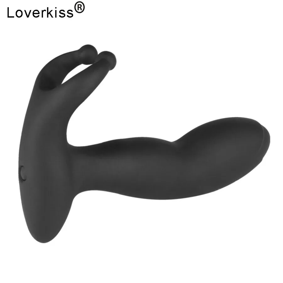 Loverkiss силиконовая вилка Анальный вибратор простата массаж Задержка эякуляции