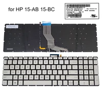 english laptop backlit keyboard for hp pavilion 15 ab 15 an 15 au 15 ak 15 ar 15 aq 15 bk 15 bc 17 g 17 ab replacement keyboards