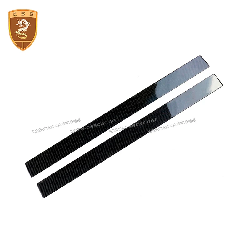 

CSSYL Factory Price Hot Sell Dry Carbon Fiber Welcome pedals For Maserati GT GTS GC Dry Carbon Welcome pedal Door Car Decoration