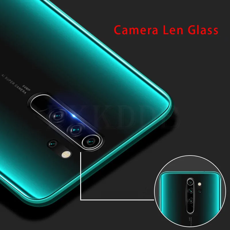 Закаленное стекло для камеры Xiaomi Redmi Note 8 7 5 9 Pro 8T 9s полное покрытие защита экрана