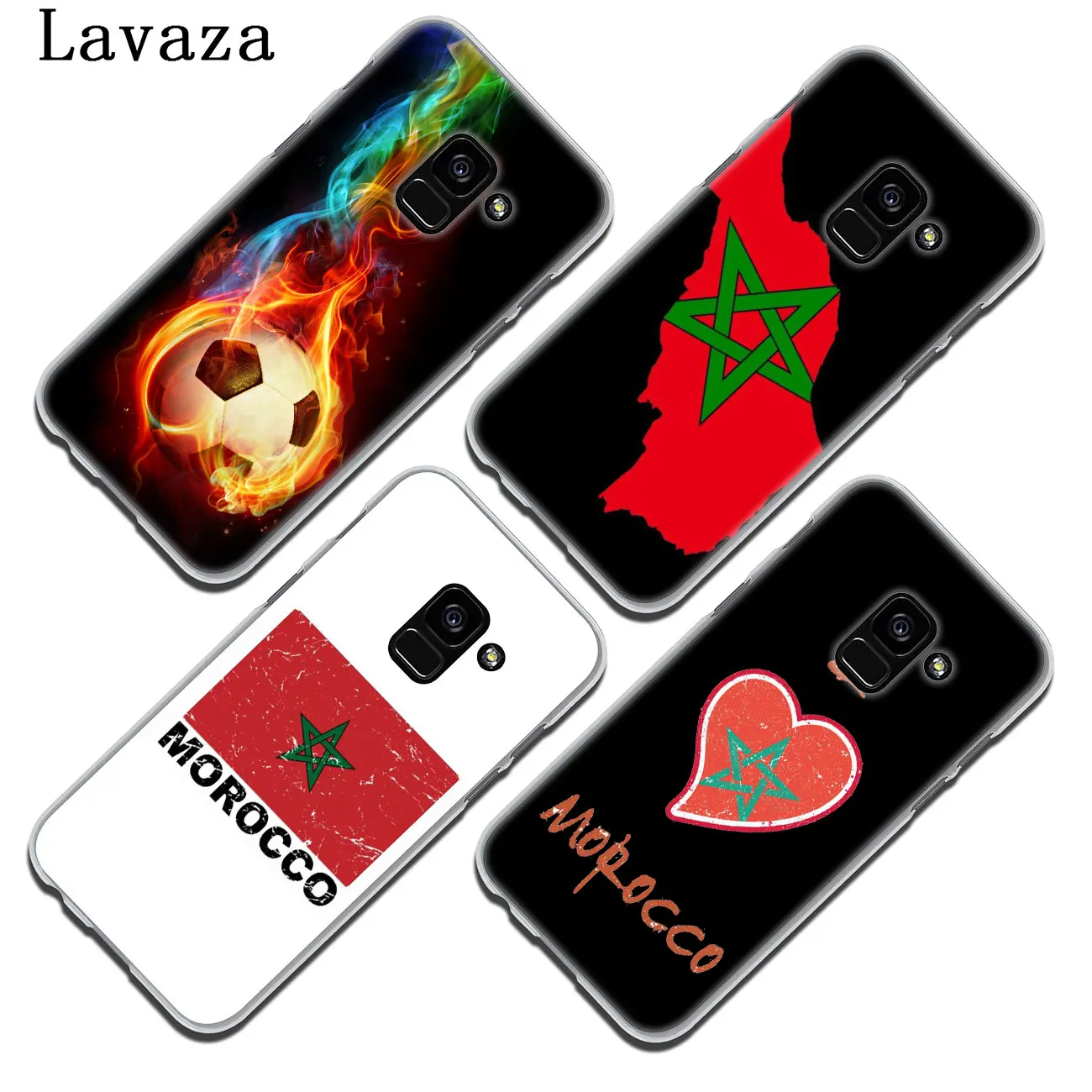 Флаг марокко футбол чехол для телефона Samsung Galaxy J8 J7 Duo J6 J5 J4 Plus 2018 2017 2016 J2 J3 EU US Prime
