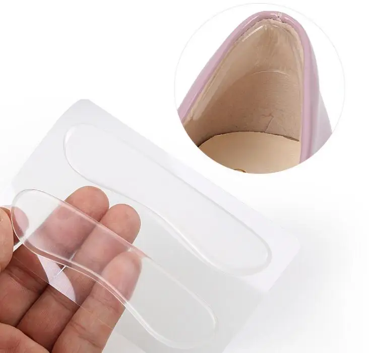 Дешевые увеличенные стельки силиконовая подкладка для заднего каблука гелевые