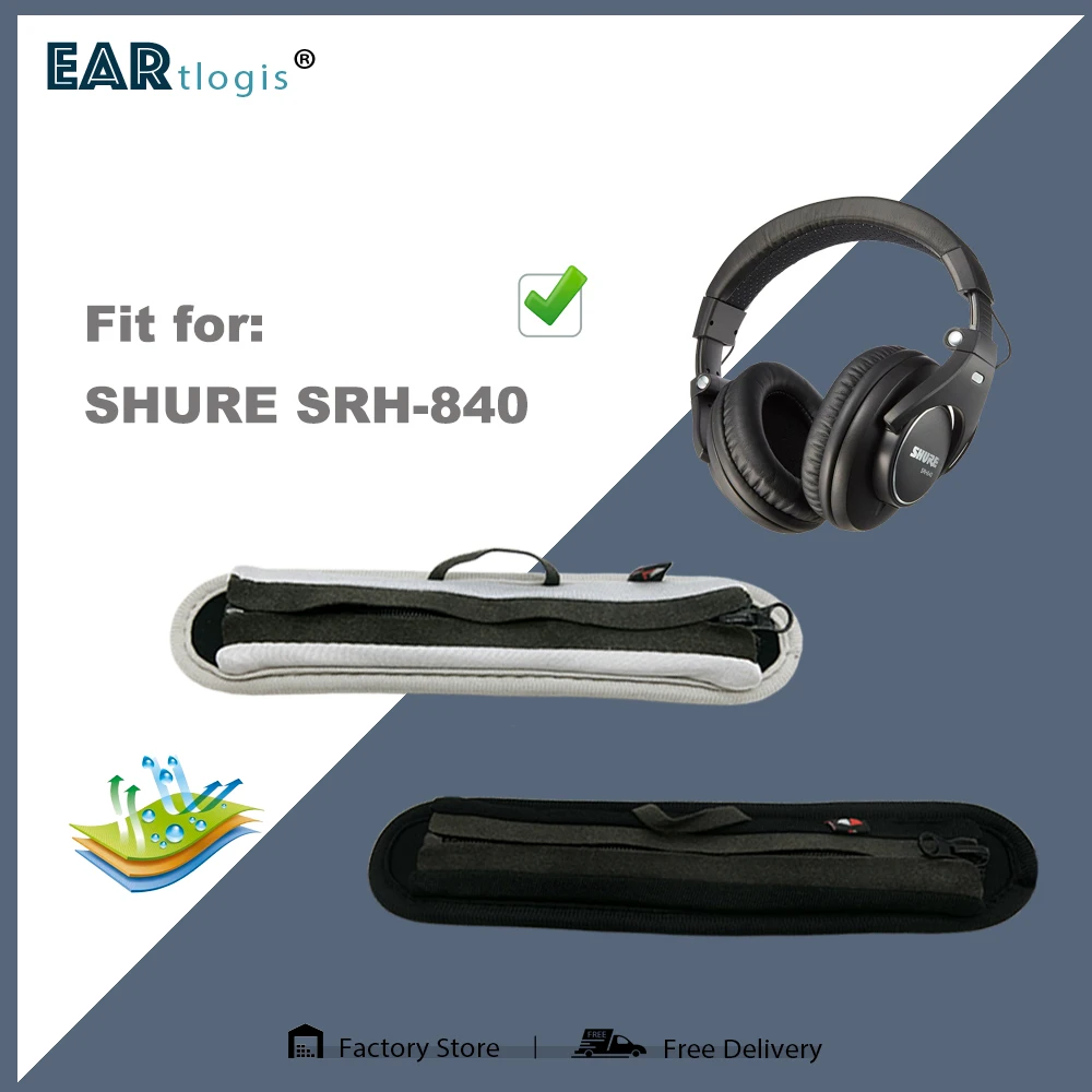 

Replacement Ear Pads for SHURE SRH840 SRH-840 Headset Parts Headband Earmuff Earphone Sleeve Cover