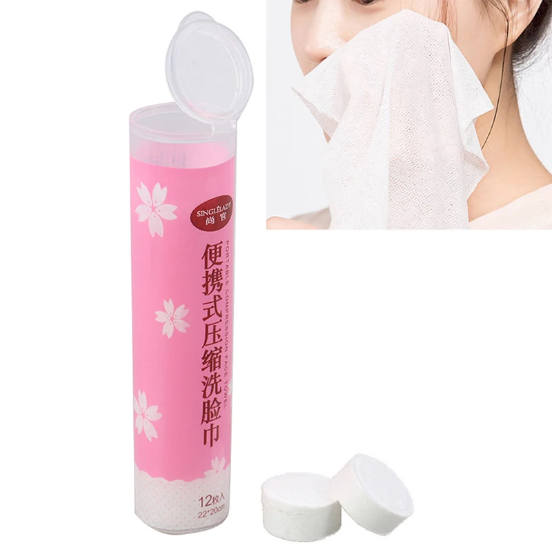 12 шт. одноразовые салфетки из натурального хлопка|Устройство для ухода за кожей
