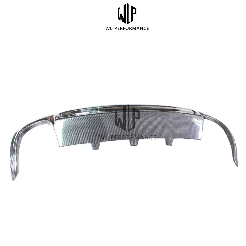 A5 S5 стиль высокое качество углеродное волокно задняя губа диффузор 4 двери