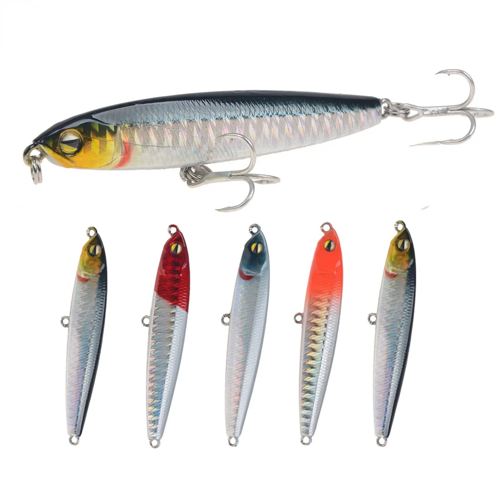 

1 шт. Тонущая приманка для рыбалки карандаш дальнее расстояние искусственная маленькая приманка телескопическая искусственная приманка