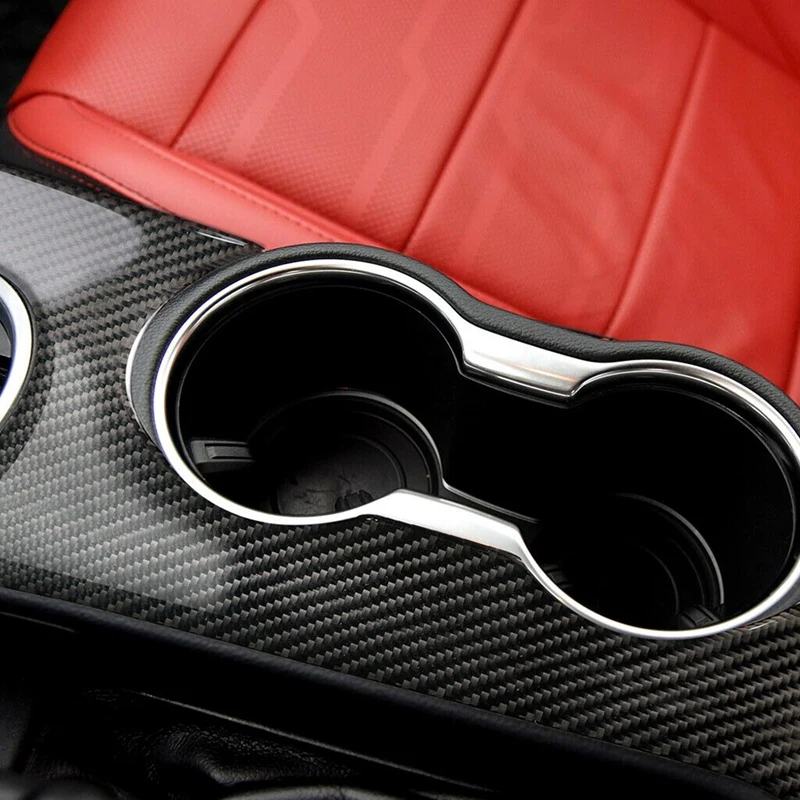 

for Ford Mustang (2015-2017) Car Interior Carbon Fiber Sticker Stall Panel Panel Sticker Left-Hand Drive