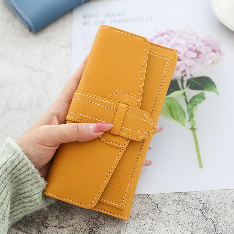 Fashion Long Women's Wallet Female Purses Coin Purse Card Holder Wallets Pu Leather Clutch Money Bag Purses Card Holder Wallet