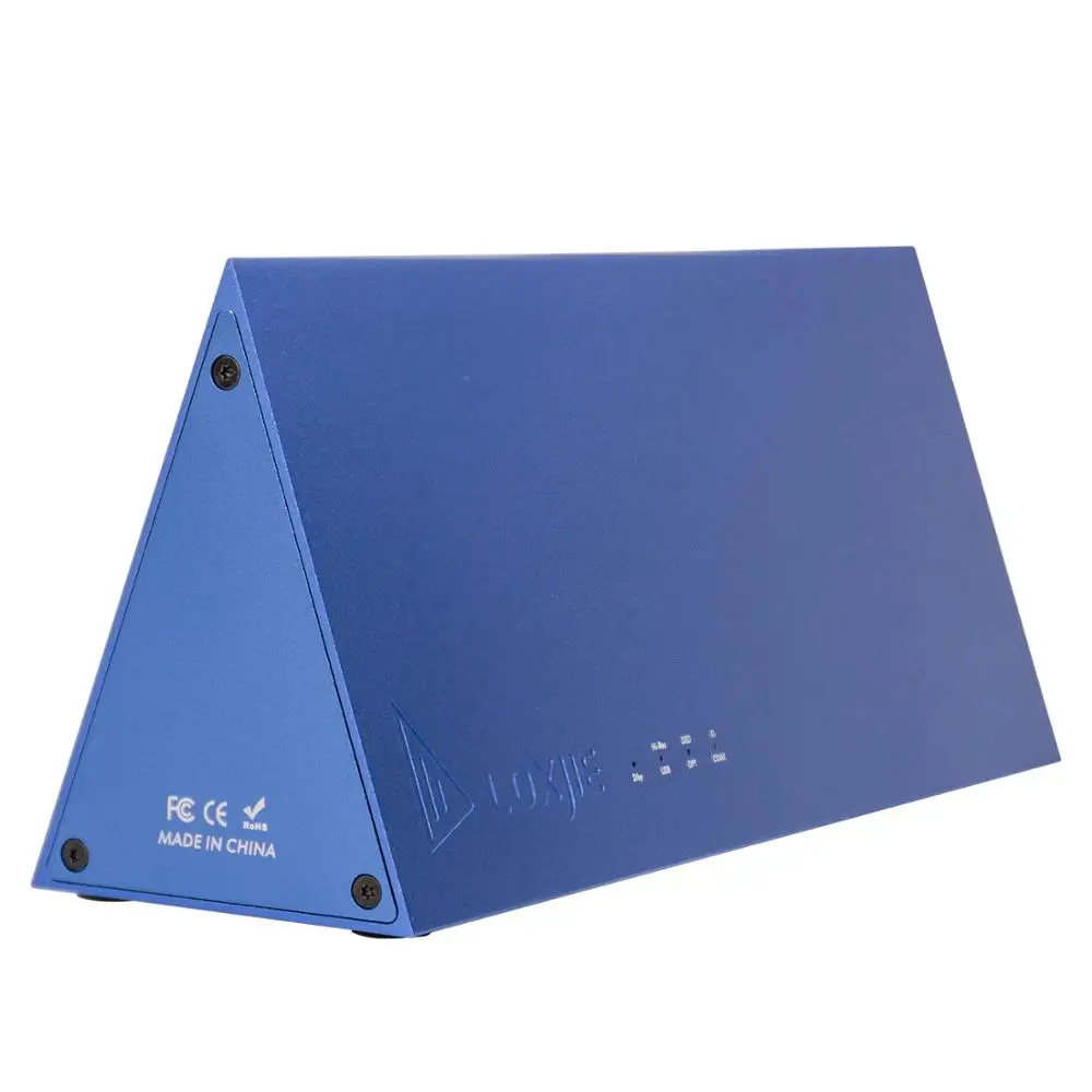 LOXJIE D10 Hi-res DAC конвертер оптический/коаксиальный/USB цифро-аналоговый декодер адаптера и усилитель для наушников и мини стерео усилитель