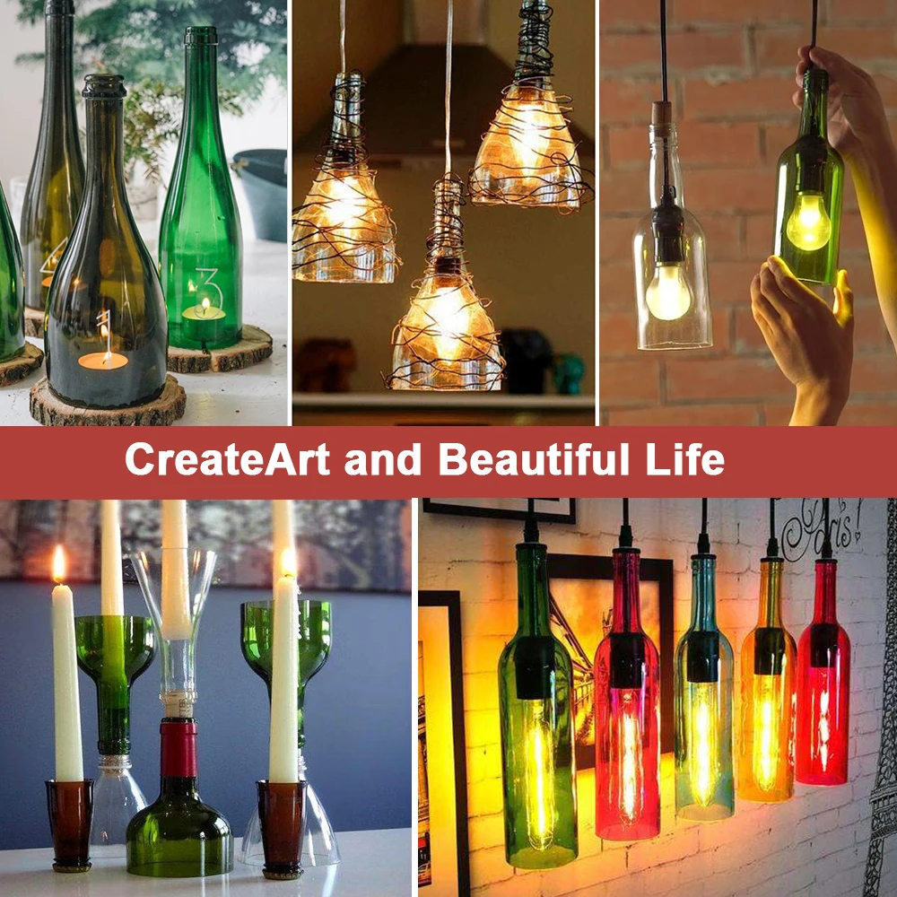 10 шт. стеклянная бутылка резак машина для резки алкоголь виски шампанское вино