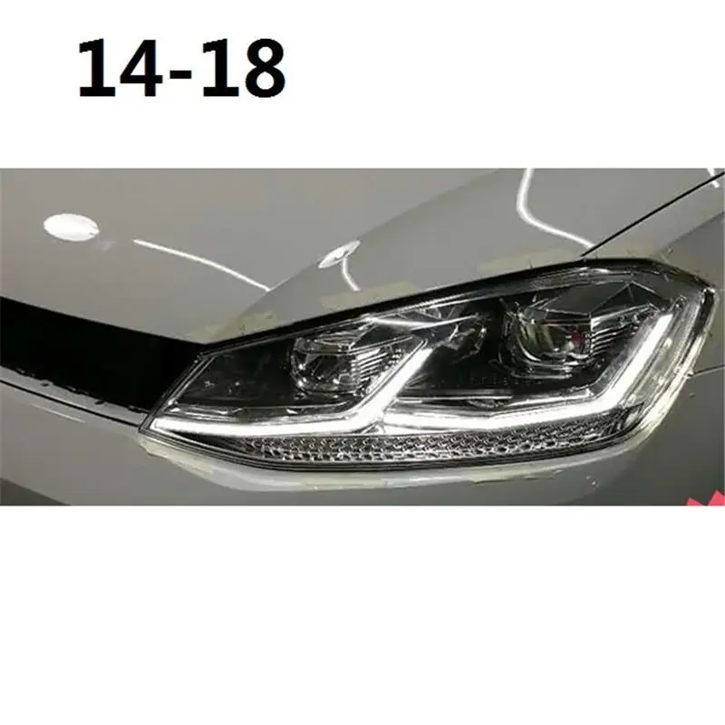 Led Para Авто дневные ходовые Боковые указатели поворота освещение автомобиля фары Задние фары 14 15 16 17 для Volkswagen Golf 7
