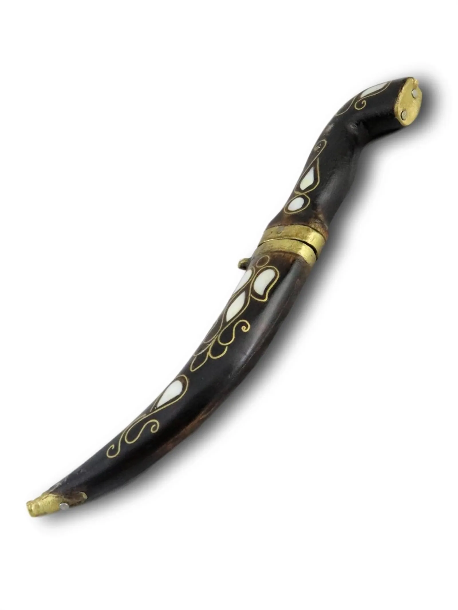 

Morya Decorative All Metal Han Dagger Knight Ottoman Dagger Battle Town House Decoration Gift Sword Is Not Sharp - 46 cm