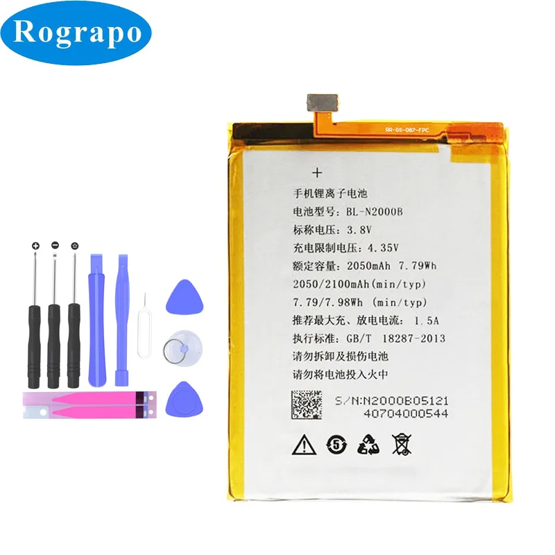 2050 мАч сменная батарея для Gionee GN9005 ELIFE Fly IQ4516 BL N2000B Bateria Batterie оригинальные батареи