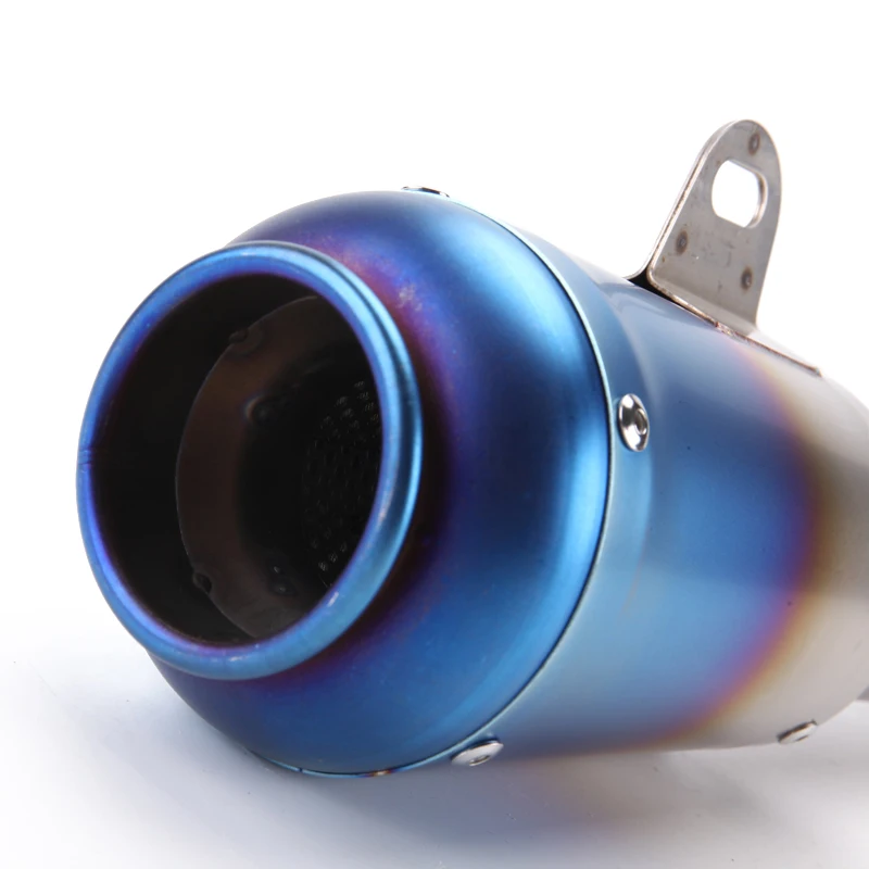 Выхлопной глушитель TKOSM для мотоцикла и скутера универсальный из нержавеющей