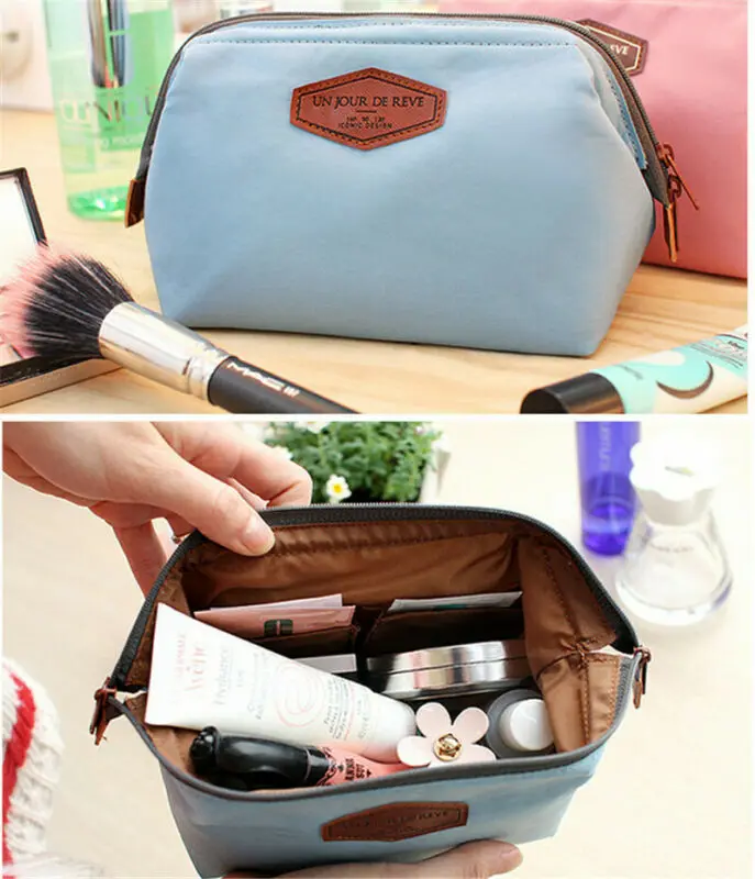 Women Toiletry Bag Lazy Makeup Quick Pack Waterproof Travel Fashion Casual Simple Large Capacity Lady Girls Cosmetic | Дом и сад