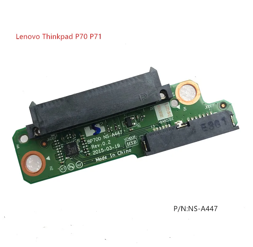 

New Original For Lenovo Thinkpad P70 P71 HDD SATA Hard Drive Connector Board NS-A447