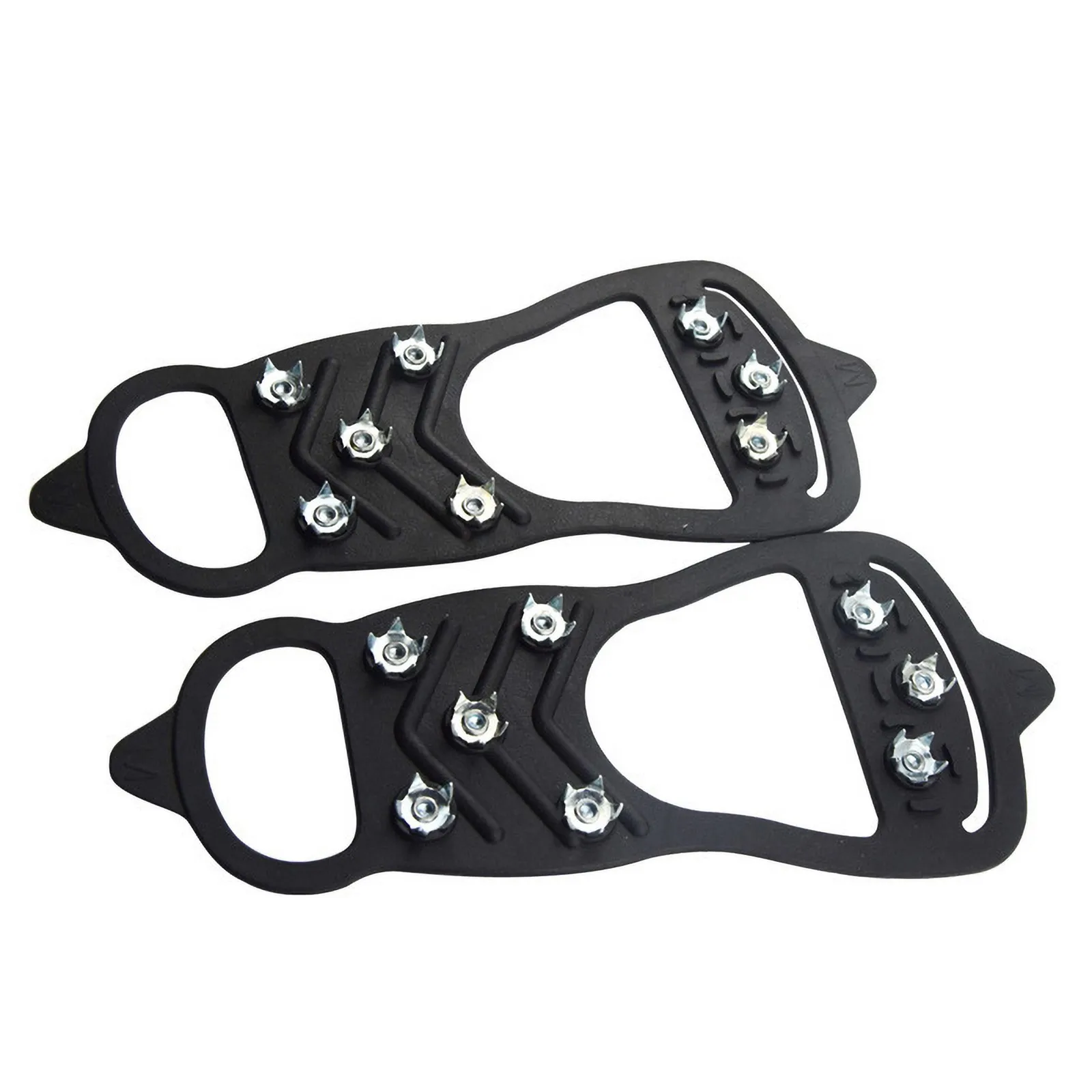 

Undefined 8 Studs Anti-Skid Shoe Spikes Crampon Anti-Ice On Shoes Slip