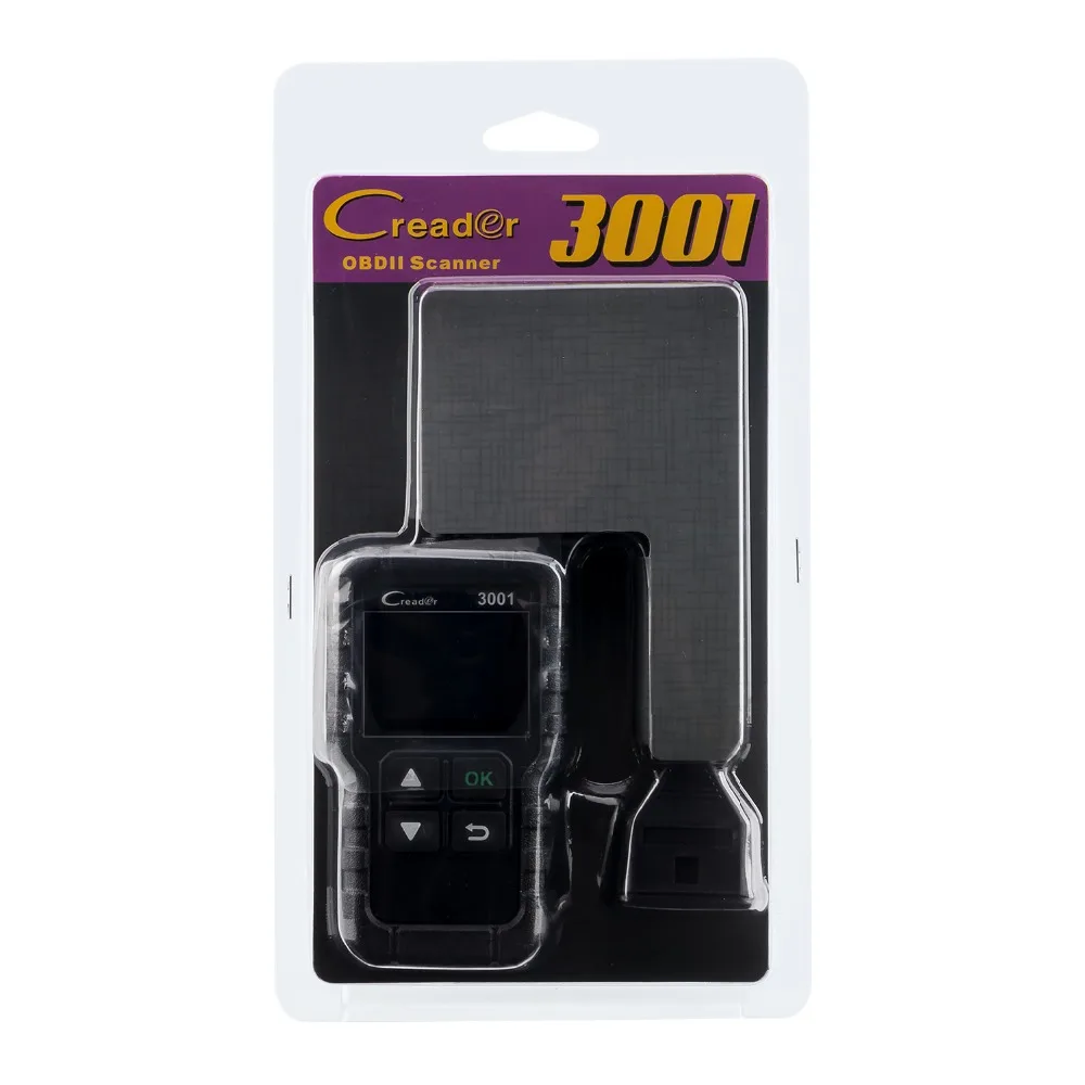 Launch X431 CR3001 OBD2 автомобильный считыватель кодов поддержка полного OBDII/EOBD launch Creader 3001 CR3001 Авто OBD 2 сканер PK AD310 ELM327