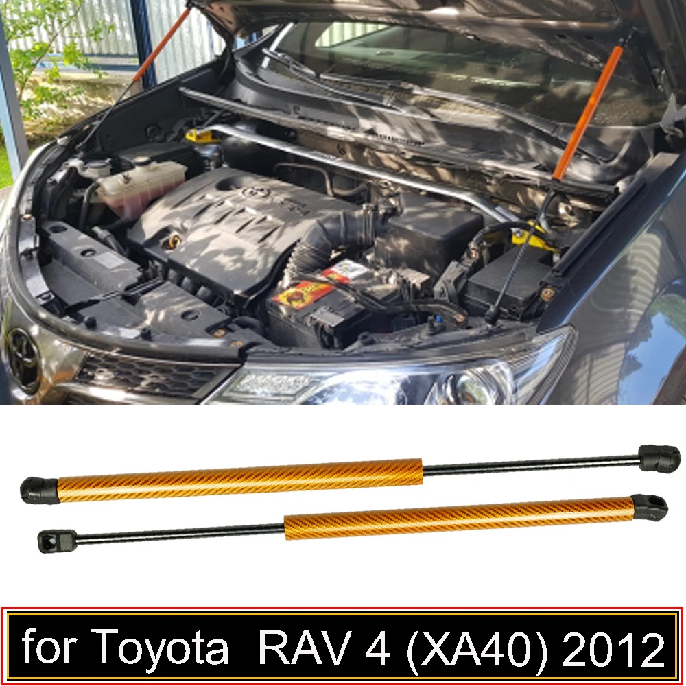 Ammortizzatori cofano cofano per Toyota RAV4 RAV 4 (XA40) 2012-2018 anteriore modifica ammortizzatori a Gas supporti di sollevamento molle ammortizzatori bracci asta