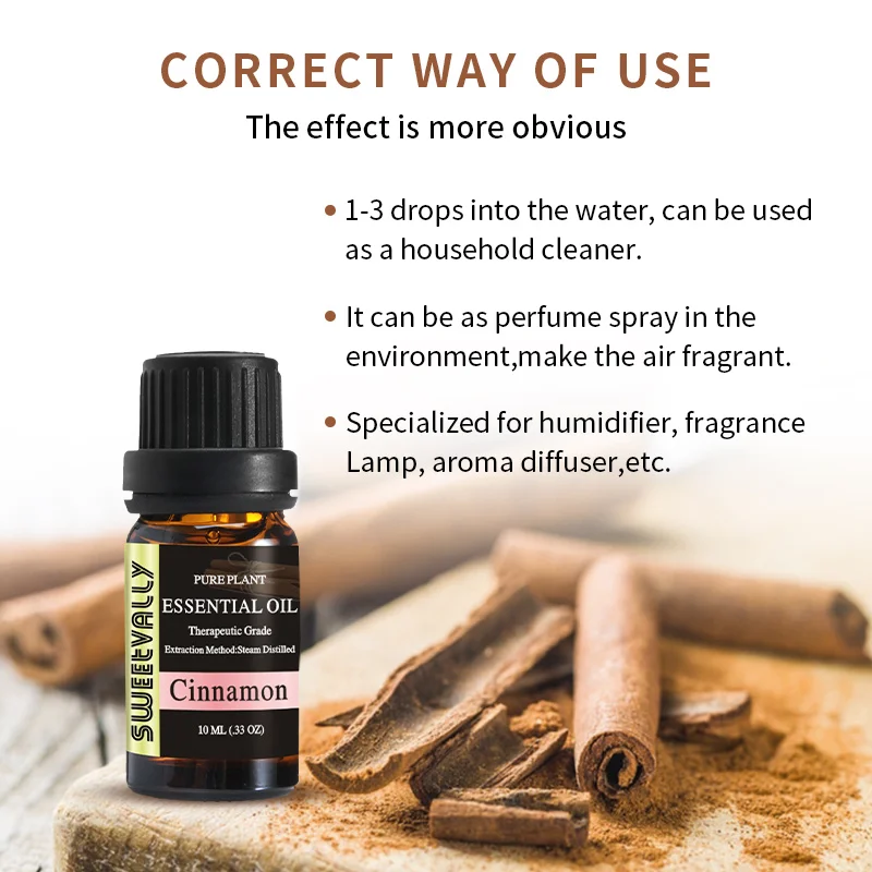 30 мл эфирное масло корицы снимает стресс ароматерапия терапевтическое для