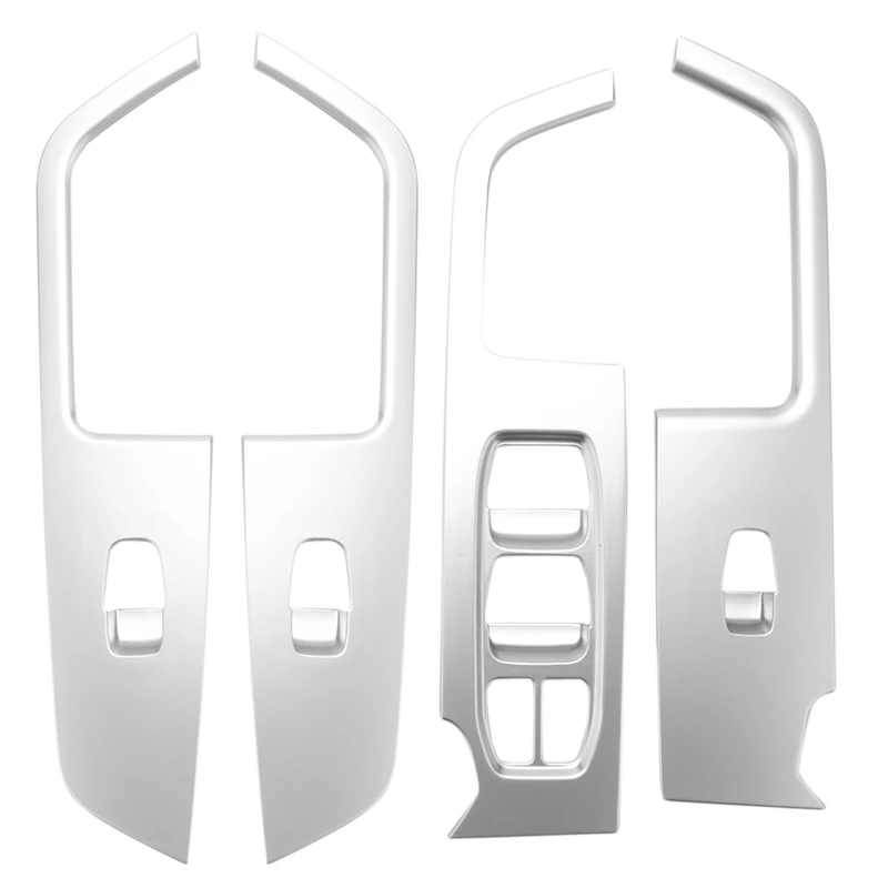 

Для Hyundai Ix25 Creta хромированная крышка для внутренней двери подлокотника окна переключателя декоративная панель управления автомобильные ак...