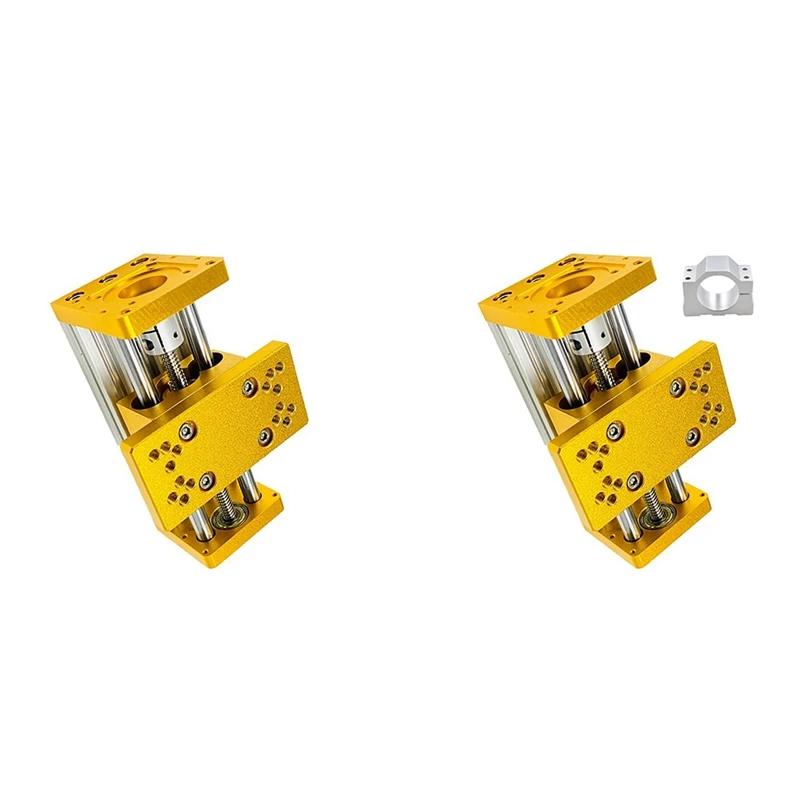 

HLZS-CNC алюминиевый скользящий стол для Nema17/23 42BYG/57 шаговый стол + отверстие шпинделя + переходная пластина