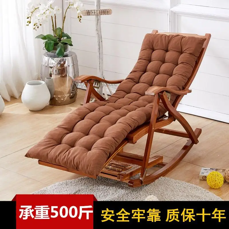 Складное кресло-качалка из бамбука для взрослых домашнее siesta Крутое кресло