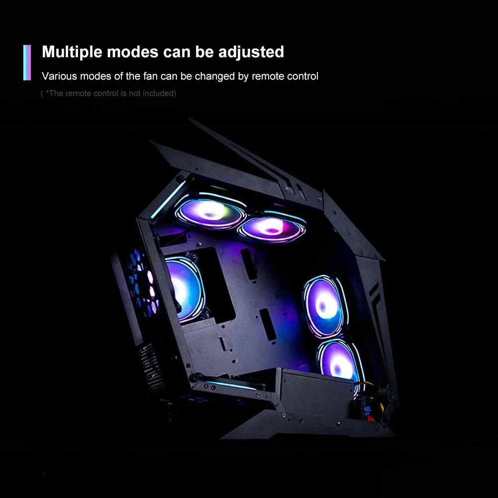 Дропшиппинг компьютерные компоненты бесшумные 6 контактов 7 лопастей RGB