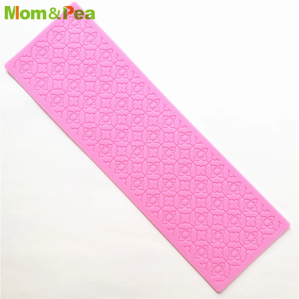

Форма для украшения торта Mom & Pea, GX307-17 кружевная, из пищевого силикона