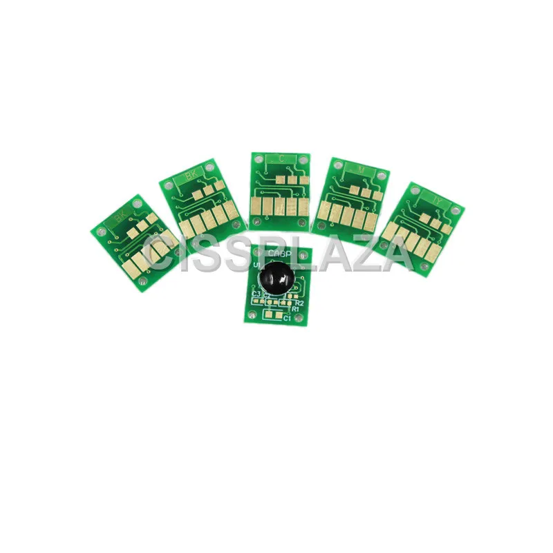 CISSPLAZA 5 цветов pgi680 PGI-680 681 чип совместимый с canon TR7560 TS6260 TS6360 TS6365 TS706 TS9560 TS9565 чипы для
