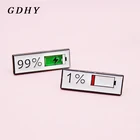 Брошь на булавке GDHY, с эмалью, 1% и 99%