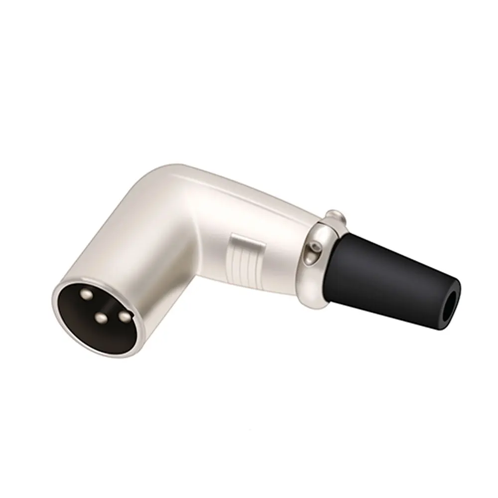 4 шт./лот 3-контактный прямоугольный разъем XLR штекер микрофонный кабель пайка