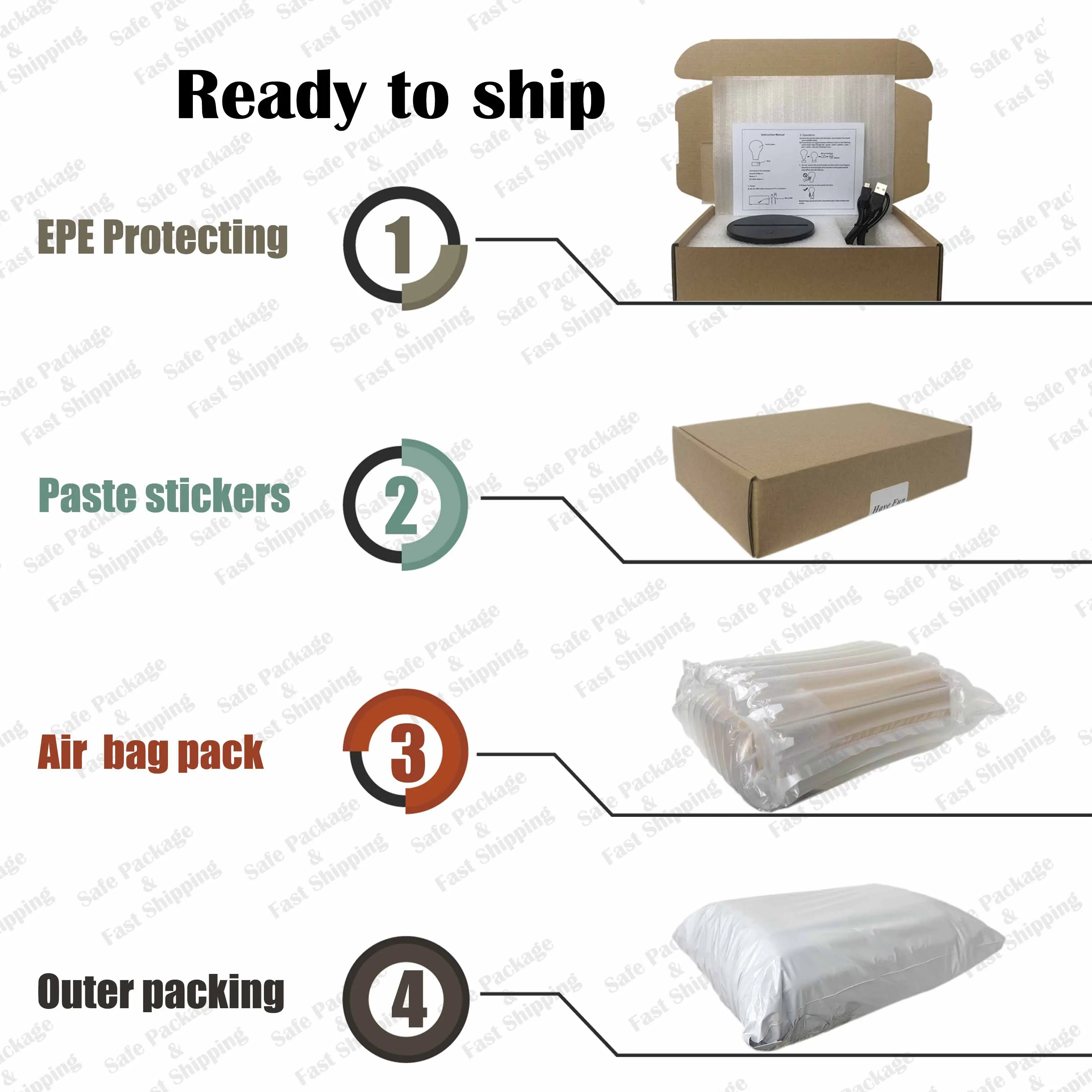 3d-лампа в виде животного динозавра мир Юрского периода многоцветный