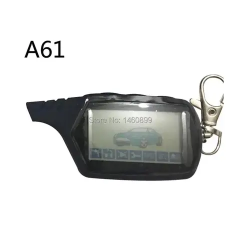 Пульт дистанционного управления A61 с ЖК-дисплеем, брелок для ключей для двухсторонней автомобильной сигнализации Starline A61, 10 шт./партия
