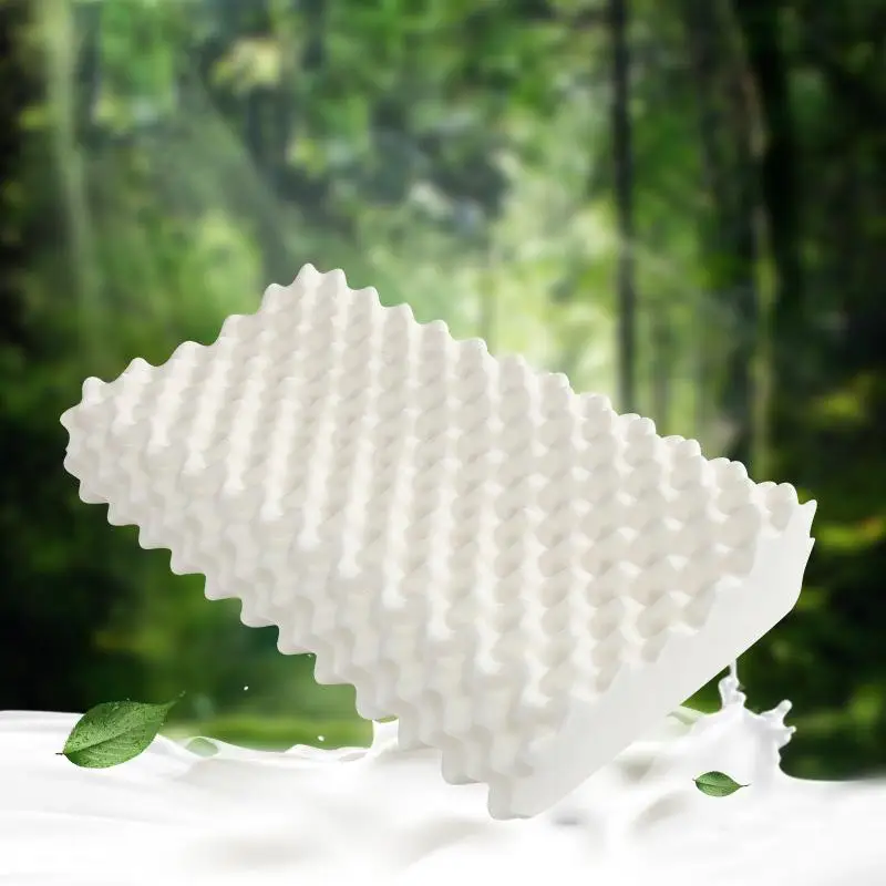 

9 Import Natural Latex Cervical Pillow Neck Protection Pillows for Sleeping Orthopedic Pillow with Pillowcase Bed Pillow