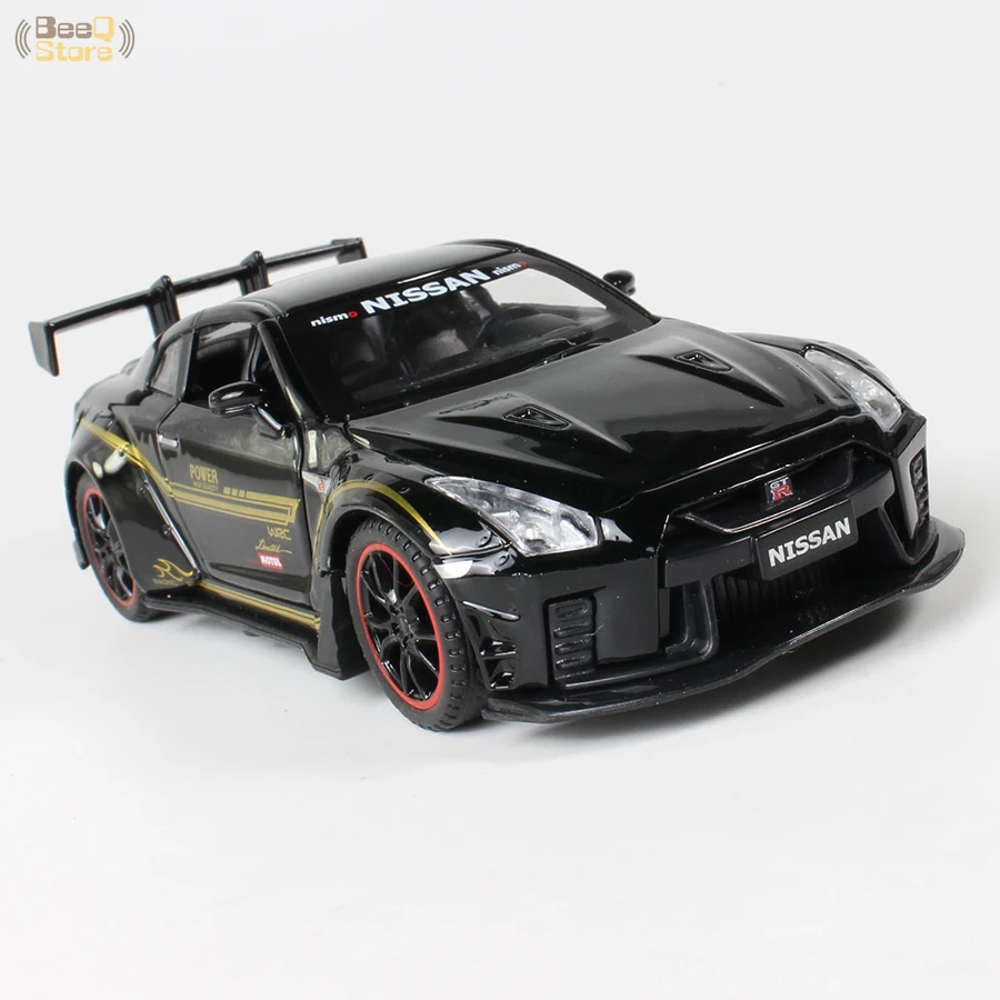 Автомобиль из сплава 1:32 NISSAN GTR R35 с широким кузовом Модель гоночного автомобиля