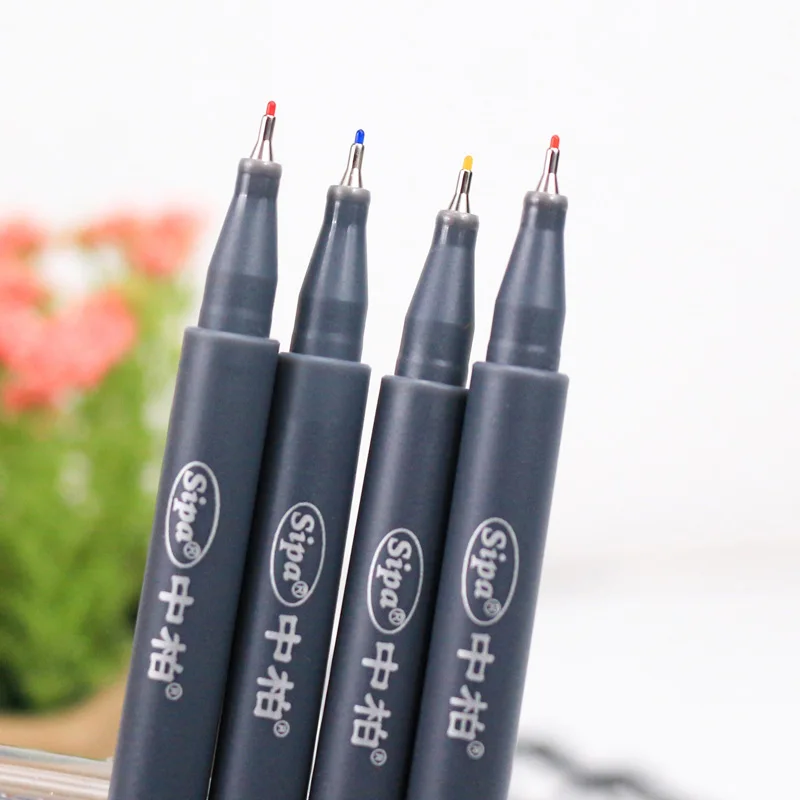 10 цветов набор ручек Fineliner тонкая линия цветные эскизы художественные маркеры