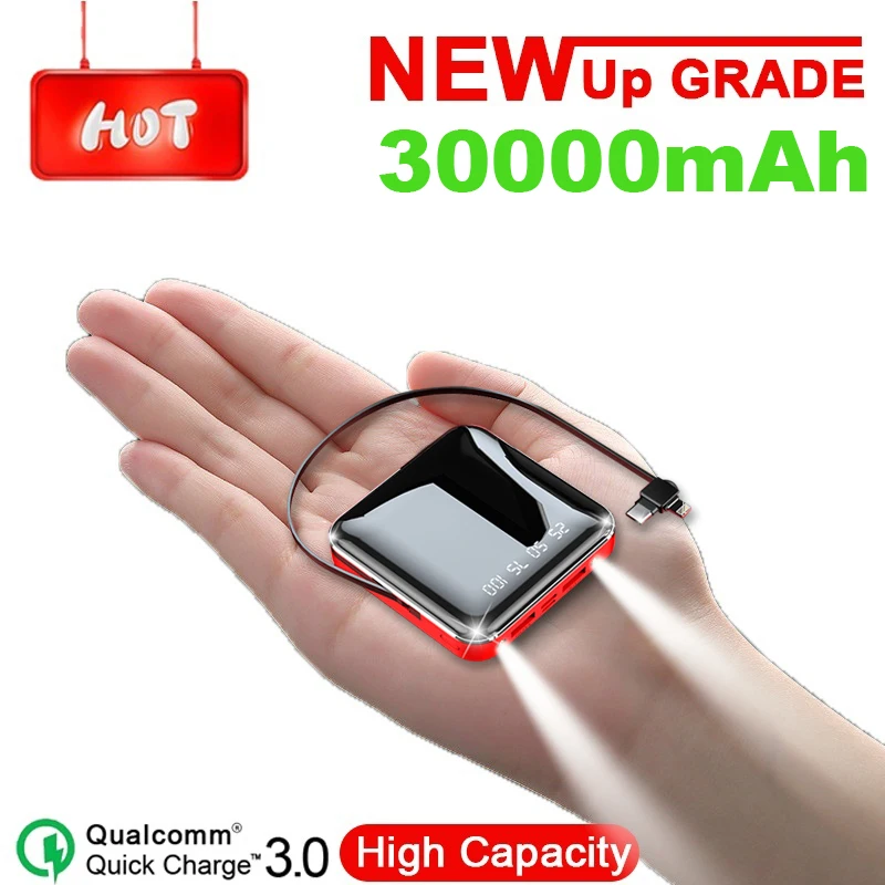 Внешний аккумулятор с 2-мя USB-портами 30000 мАч | Мобильные телефоны и аксессуары