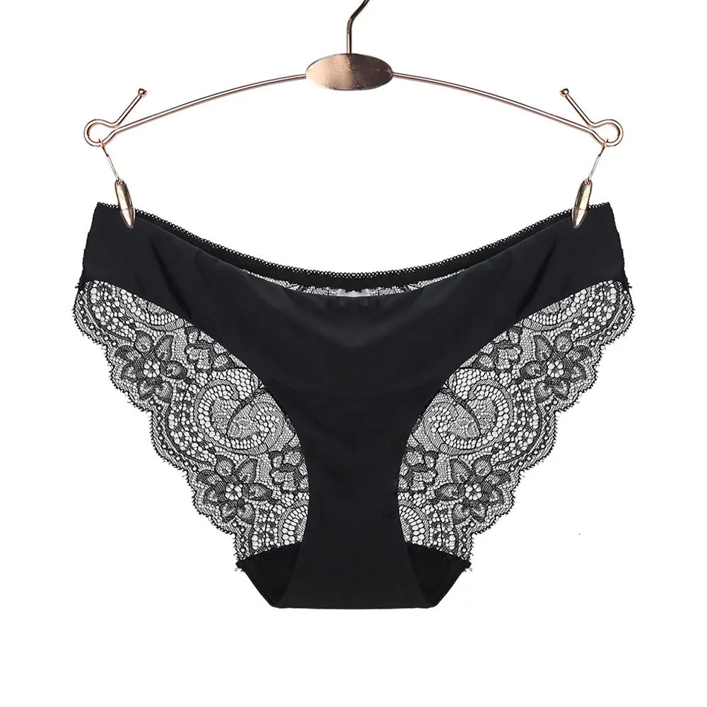 Хлопковые трусы женское однотонное нижнее белье женские сексуальные кружевные