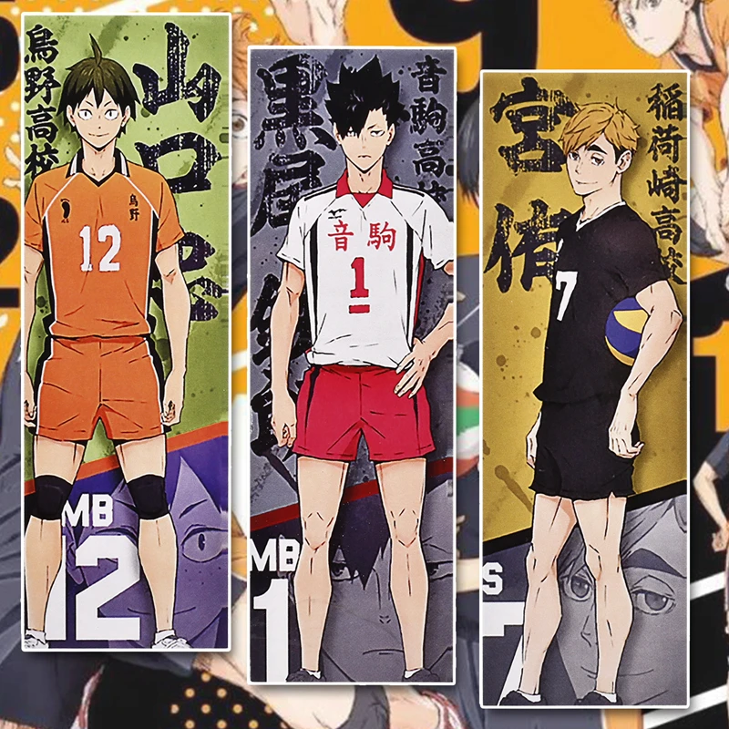 14 шт./компл. Японское Аниме Haikyuu! Бумажный держатель для страницы волейбола и