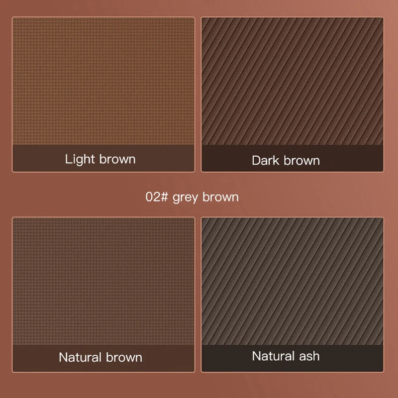 Двухцветная пудра для бровей палитра макияжа водостойкий тени усилитель коробка